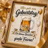 Geldgeschenk Bier Geburtstag Vorlage druckbar DIY Geschenk