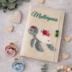 Mutterpasshülle Boho Schildkröte
