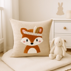 Persoanlisierte Nameskissen mit Fuchs