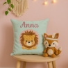 Persoanlisierte Nameskissen mit Löwe