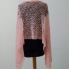 Lace-Stola Cherry Blossom, Handgestrickt