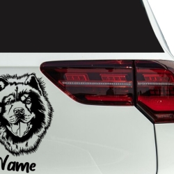 Aufkleber Hund Chow Chow