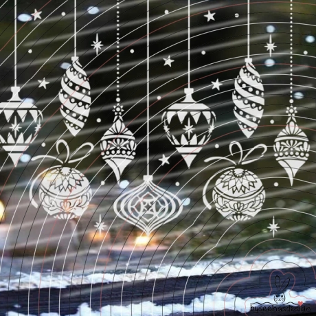 Christmas-baubles Plotterdatei SVG DXF