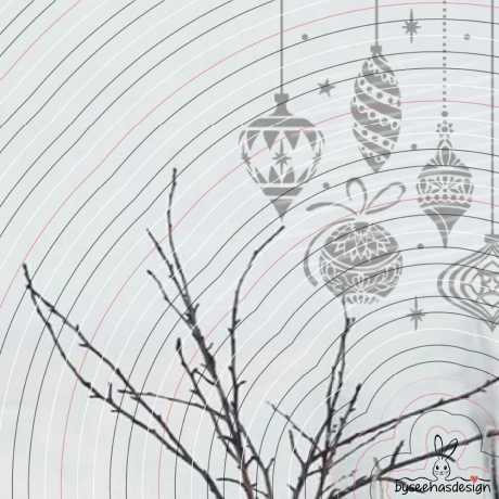 Christmas-baubles Plotterdatei SVG DXF