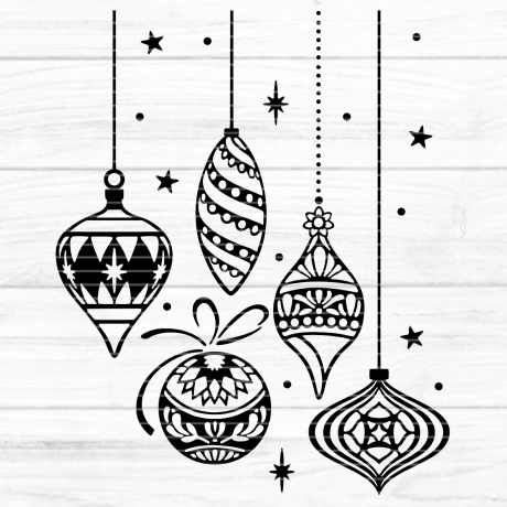 Christmasballs Plotterdatei SVG DXF FCM