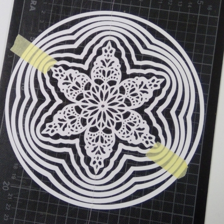 Christmas star Plotterdatei SVG DXF FCM