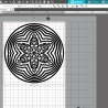 Christmas star Plotterdatei SVG DXF FCM