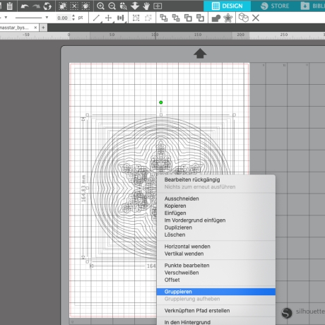 Christmas star Plotterdatei SVG DXF FCM