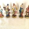 Vintage Clowns 5er Set schön verspielt aus den 70er Jahren
