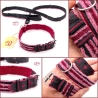 UPCYCLING Hundehalsband + Hundeleine Gr. M