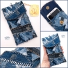 UPCYCLING Jeans Handy-Gürteltasche, Handy Tasche für Gürtel