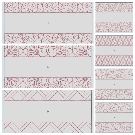 Ferberline Stickdatei Set ITH Musterkarten 13x18