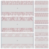 Ferberline Stickdatei Set ITH Musterkarten 13x18