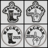 Ferberline Stickdatei ITH Anhänger Set Wacken 2025