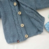 Strickjacke Baby Blau diverse Größen