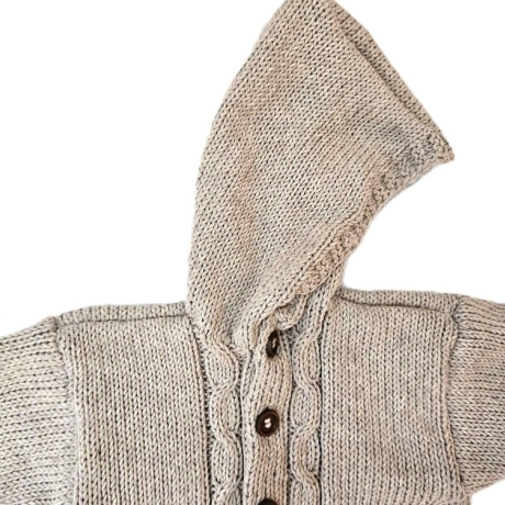 Baby Strickjacke Beige in Größe 86/92