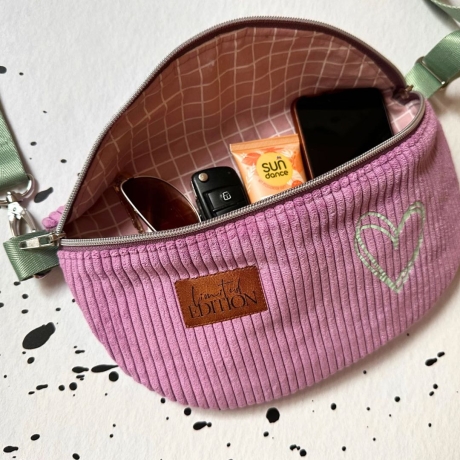 UNIKAT / Crossbag/ HipBag /Crossbody /Bauchtasche /Feiertasche