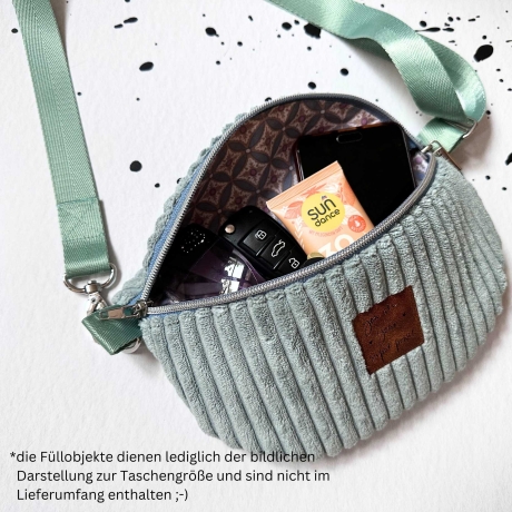 UNIKAT / Crossbag/ HipBag /Crossbody /Bauchtasche /Feiertasche