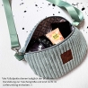 UNIKAT / Crossbag/ HipBag /Crossbody /Bauchtasche /Feiertasche