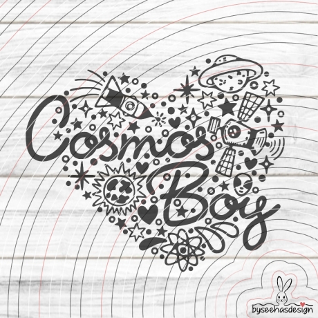 Cosmos Boy Plotterdatei SVG DXF