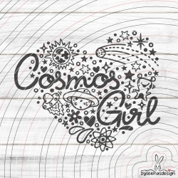 Cosmos Girl Plotterdatei SVG DXF