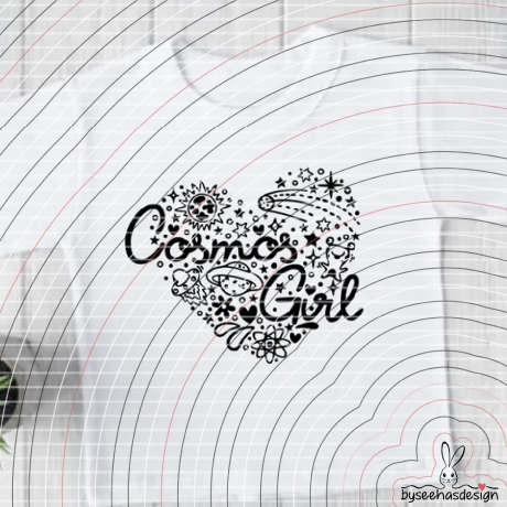 Cosmos Girl Plotterdatei SVG DXF