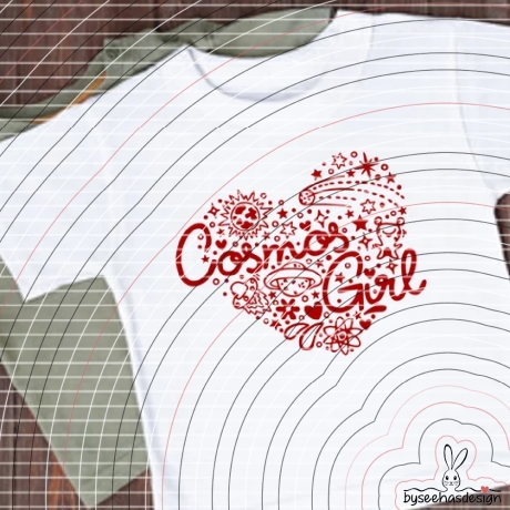 Cosmos Girl Plotterdatei SVG DXF