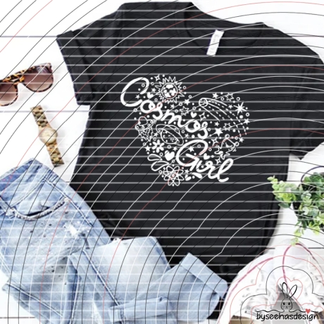 Cosmos Girl Plotterdatei SVG DXF
