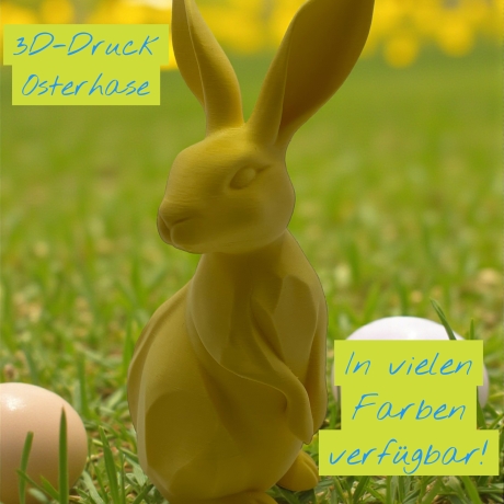 3D-Druck Osterhase Deko Trend - In vielen Farben verfügbar