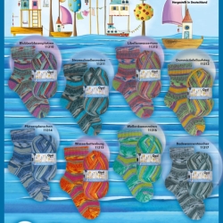 Crazy Waters, Sockenwolle, Opal, 4-fach Sockenwolle, Wolle