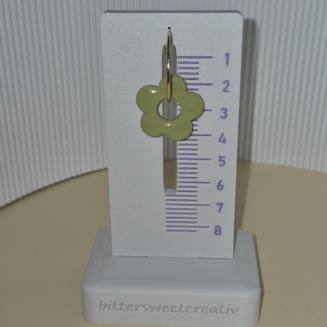 Creolen Set 1 Goldfarben mit 3 Paar Anhängern (Blumen & Abstrakt)