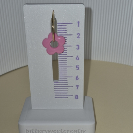 Creolen Set 1 Goldfarben mit 3 Paar Anhängern (Blumen & Abstrakt)