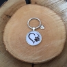 „Ein Herz für Tiere“ Glascabochon-Schlüsselanhänger 30 mm