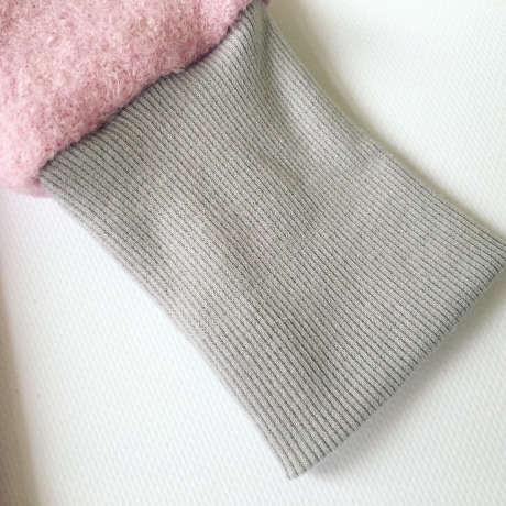 Wichteljacke aus Wollwalk Gr.62/68 rosa, Zwergenjacke handmade