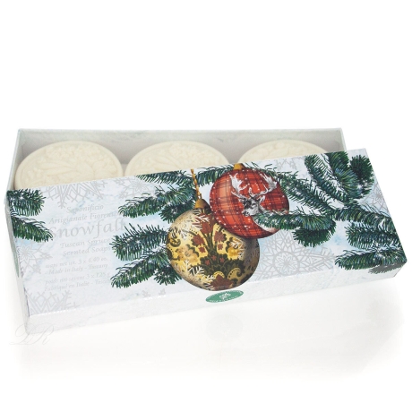 Geschenk Olivenölseife Snowfall aus der Toscana