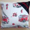 Dekokissen Namenskissen personalisiert Kissenbezug Feuerwehr