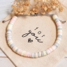Katsuki-Perlen Freundschaftsarmband, Boho, Makramee, Geschenk
