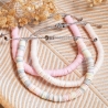 Katsuki-Perlen Freundschaftsarmband, Boho, Makramee, Geschenk