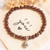 Perlenarmband Hundepfote, Boho Hippie Freundschaftsarmband, Trend