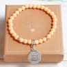 Perlenarmband Family – Elastisches Freundschaftsarmband, Geschenk