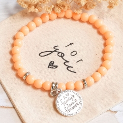 Perlenarmband Family – Elastisches Freundschaftsarmband, Geschenk