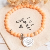 Perlenarmband Family – Elastisches Freundschaftsarmband, Geschenk