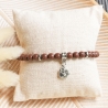 Perlenarmband Hundepfote, Boho Hippie Freundschaftsarmband, Trend