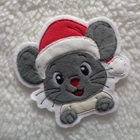 Applikation, Aufnäher, Maus