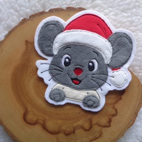 Applikation, Aufnäher, Maus