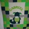 Krabbeldecke stehender Drache , Patchwork, Kuscheldecke