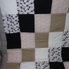Krabbeldecke Juna, Patchwork, Kuscheldecke, Tagesdecke