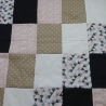 Krabbeldecke Juna, Patchwork, Kuscheldecke, Tagesdecke