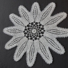Häkeldecke Stern Blume Weihnachten Deko Deckchen Gehäkelt 44,5 cm