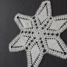 Häkeldecke Stern Weihnachten Deko Deckchen Gehäkelt 40 cm